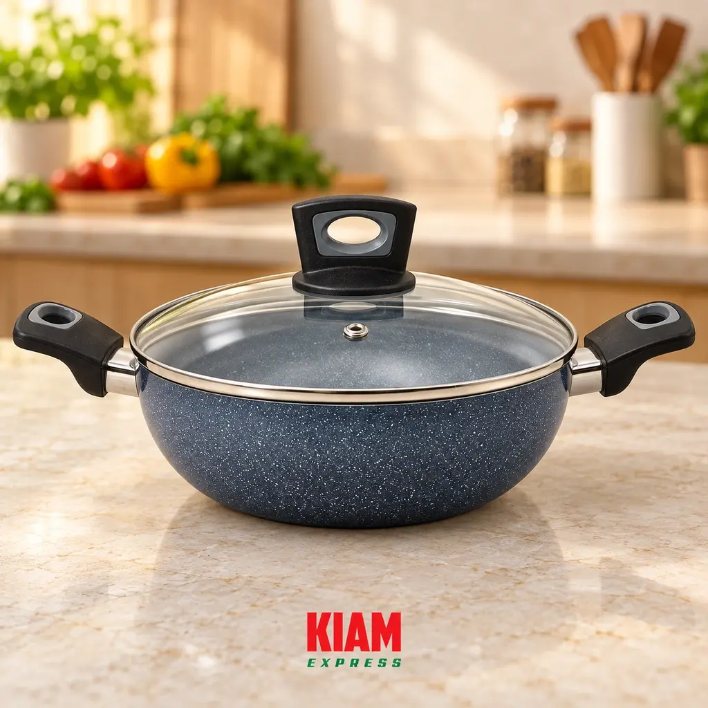 Kiam Classic Marble Coated Karai  – 28cm, 4.3L