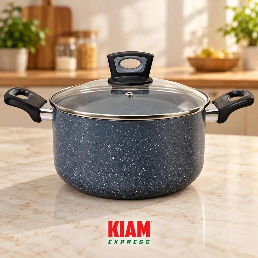 Kiam Marble Coated Casserole  – 30cm, 8.0L