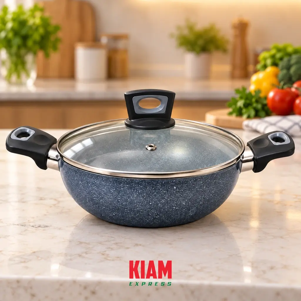 Kiam Classic Marble Coated Karai – 24cm, 2.5L