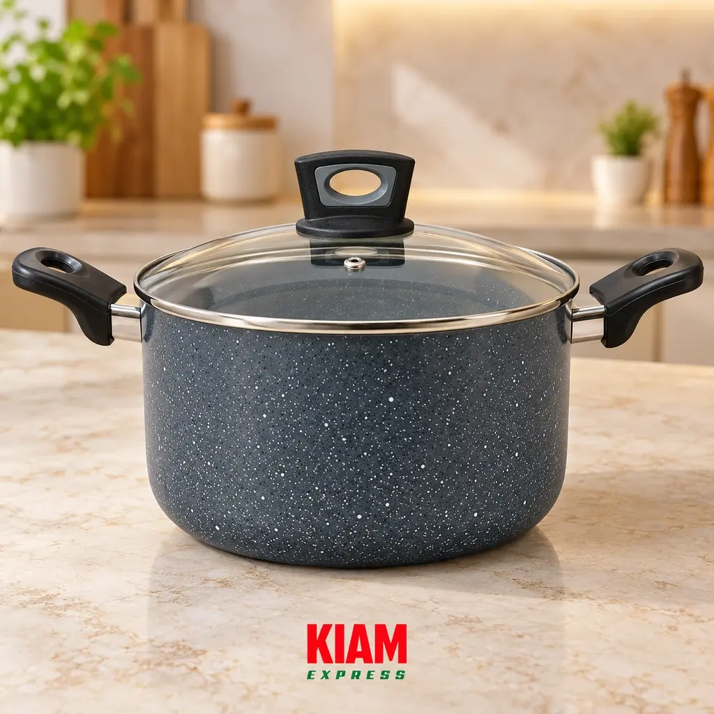 Kiam Marble Coated Casserole – 36cm, 14.1L