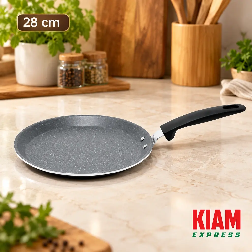 Kiam Marble Coated Dosa Tawa (Heavy Thick) – 28cm