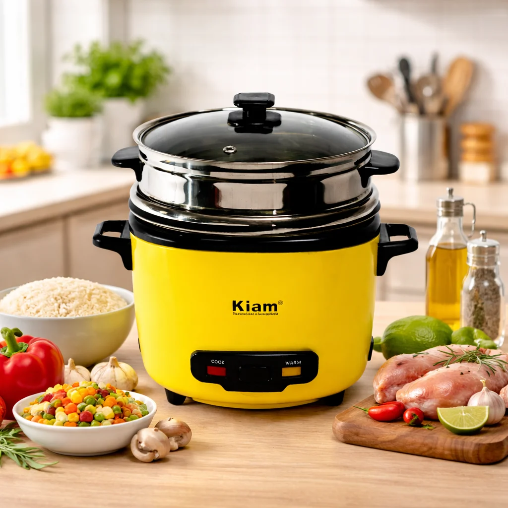 Rice Cooker with Steamer